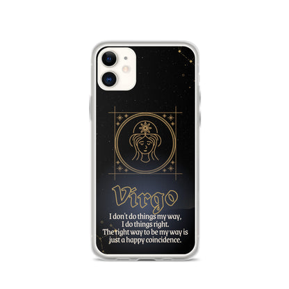 Virgo Themed Thermoplastic Polyurethane (TPU) and Polycarbonate (PC) phone case