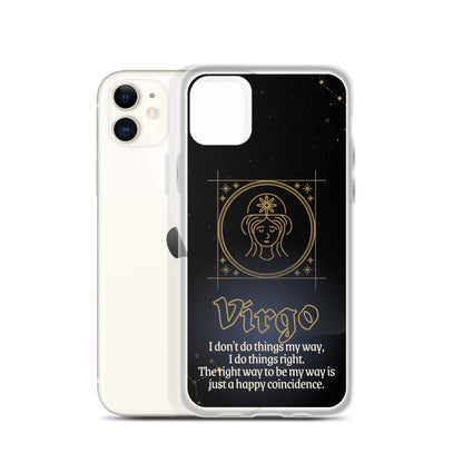 Virgo Themed Thermoplastic Polyurethane (TPU) and Polycarbonate (PC) phone case