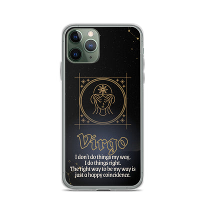 Virgo Themed Thermoplastic Polyurethane (TPU) and Polycarbonate (PC) phone case