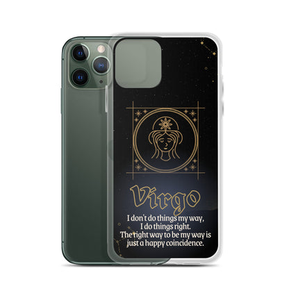 Virgo Themed Thermoplastic Polyurethane (TPU) and Polycarbonate (PC) phone case