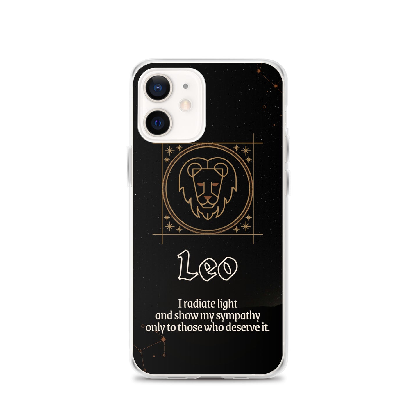 Leo Themed Thermoplastic Polyurethane (TPU) and Polycarbonate (PC) phone case