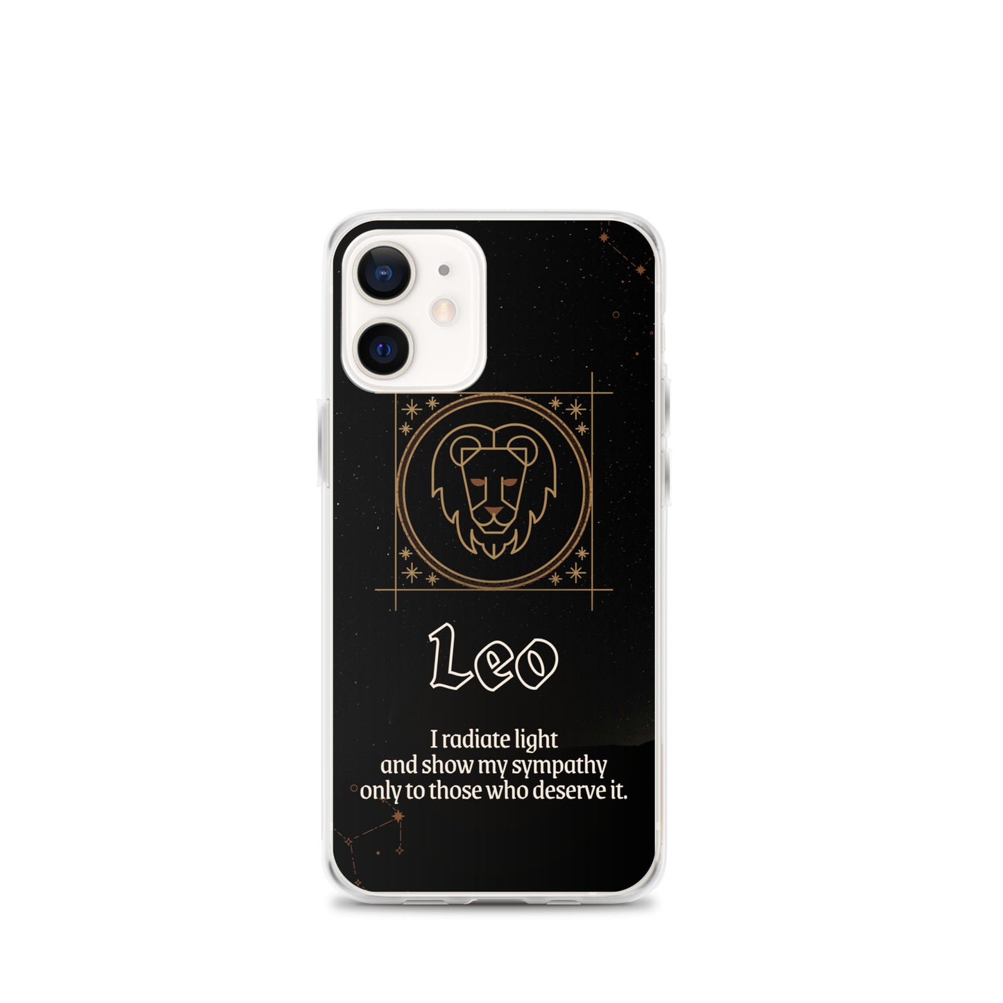 Leo Themed Thermoplastic Polyurethane (TPU) and Polycarbonate (PC) phone case