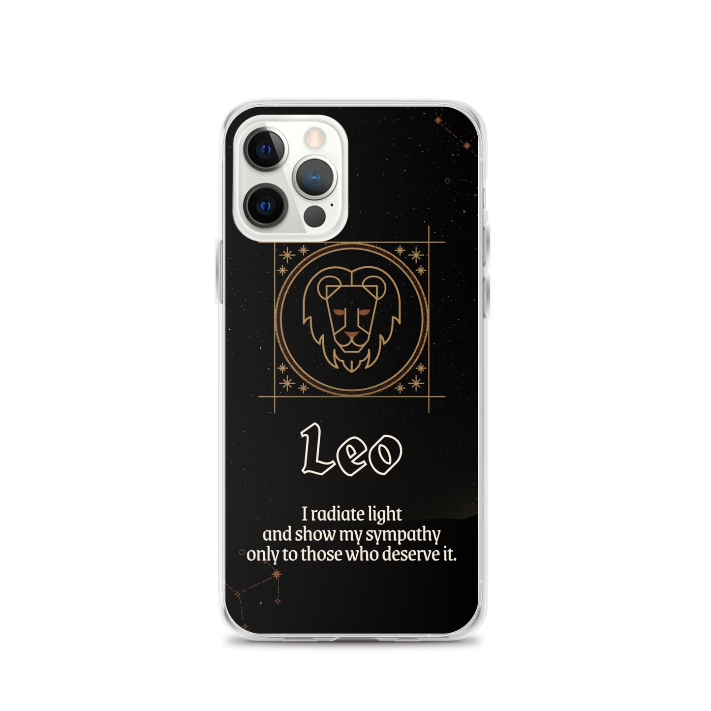 Leo Themed Thermoplastic Polyurethane (TPU) and Polycarbonate (PC) phone case