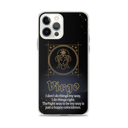 Virgo Themed Thermoplastic Polyurethane (TPU) and Polycarbonate (PC) phone case