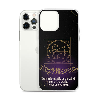 Sagittarius Themed Thermoplastic Polyurethane (TPU) and Polycarbonate (PC) phone case