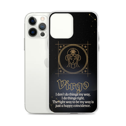 Virgo Themed Thermoplastic Polyurethane (TPU) and Polycarbonate (PC) phone case