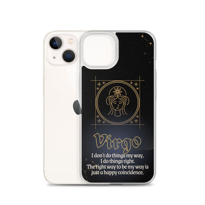 Virgo Themed Thermoplastic Polyurethane (TPU) and Polycarbonate (PC) phone case