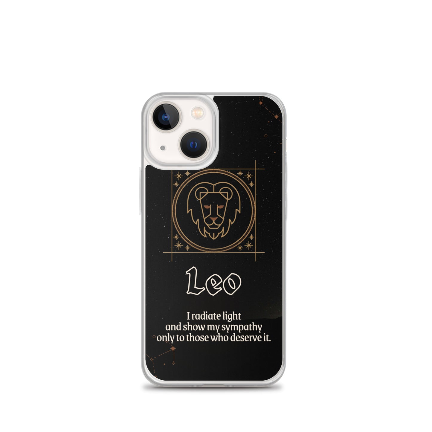 Leo Themed Thermoplastic Polyurethane (TPU) and Polycarbonate (PC) phone case