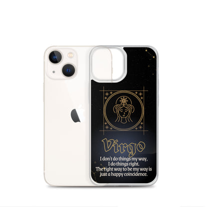 Virgo Themed Thermoplastic Polyurethane (TPU) and Polycarbonate (PC) phone case