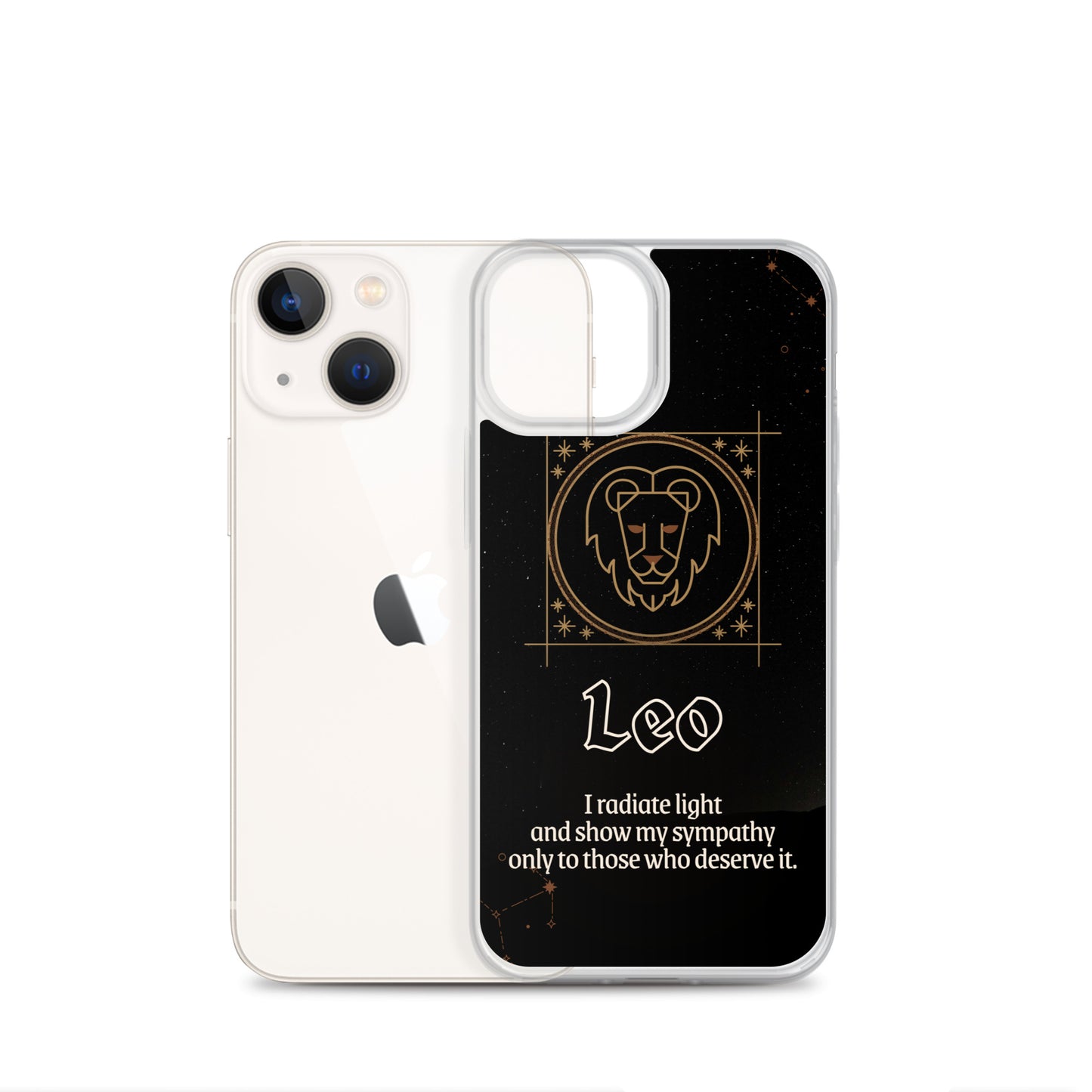 Leo Themed Thermoplastic Polyurethane (TPU) and Polycarbonate (PC) phone case