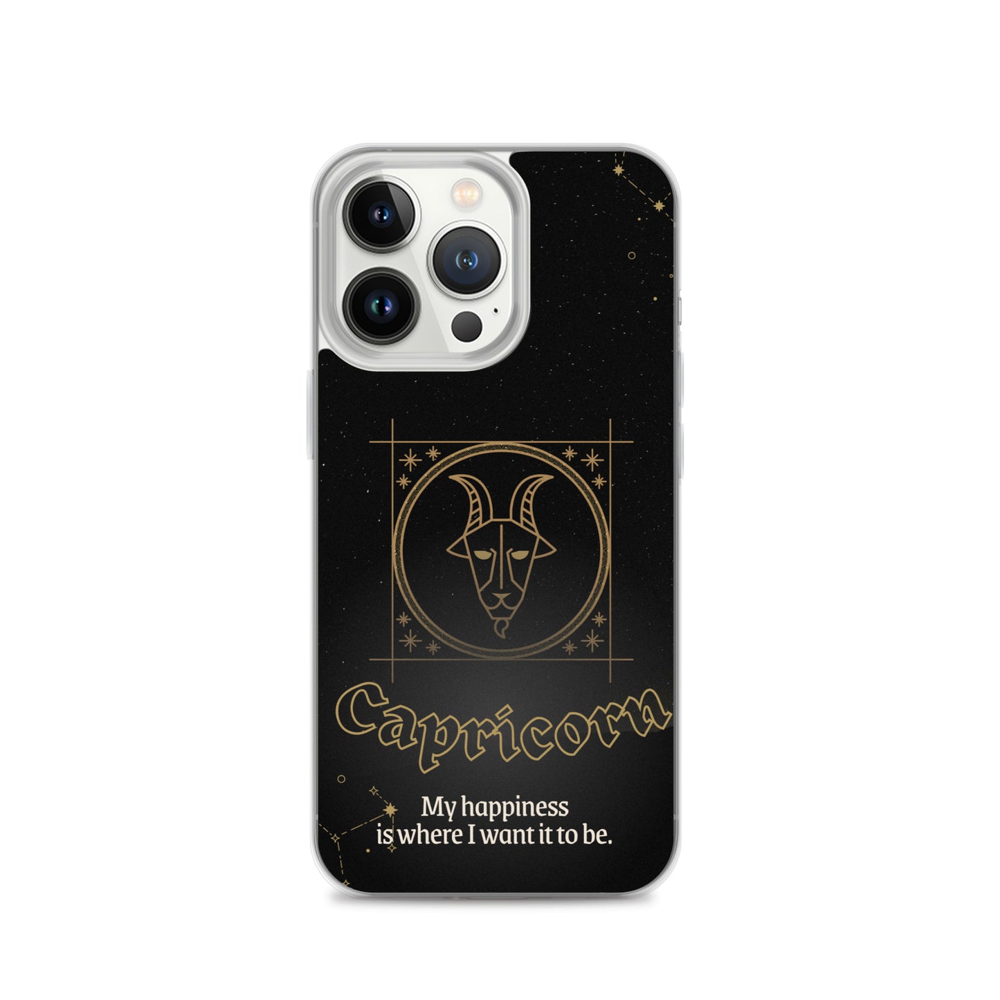 Capricorn Themed Thermoplastic Polyurethane (TPU) and Polycarbonate (PC) phone case