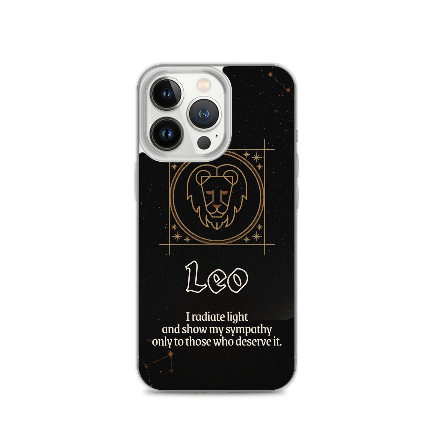 Leo Themed Thermoplastic Polyurethane (TPU) and Polycarbonate (PC) phone case