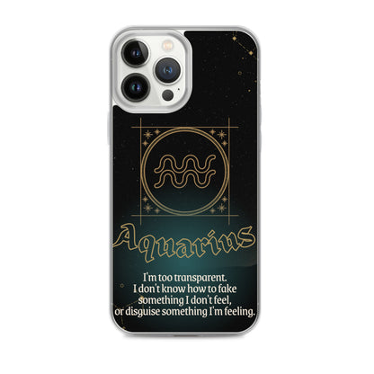 Aquarius Themed Thermoplastic Polyurethane (TPU) and Polycarbonate (PC) phone case