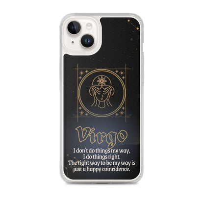 Virgo Themed Thermoplastic Polyurethane (TPU) and Polycarbonate (PC) phone case