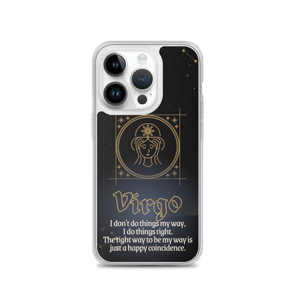 Virgo Themed Thermoplastic Polyurethane (TPU) and Polycarbonate (PC) phone case