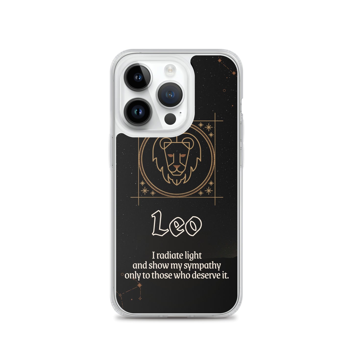 Leo Themed Thermoplastic Polyurethane (TPU) and Polycarbonate (PC) phone case