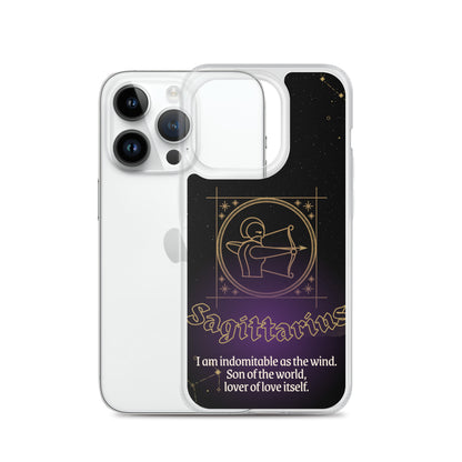 Sagittarius Themed Thermoplastic Polyurethane (TPU) and Polycarbonate (PC) phone case