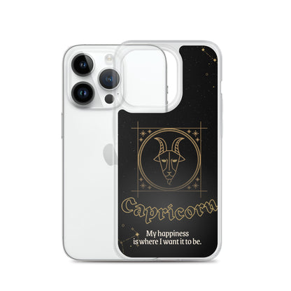 Capricorn Themed Thermoplastic Polyurethane (TPU) and Polycarbonate (PC) phone case