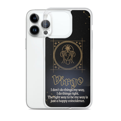 Virgo Themed Thermoplastic Polyurethane (TPU) and Polycarbonate (PC) phone case