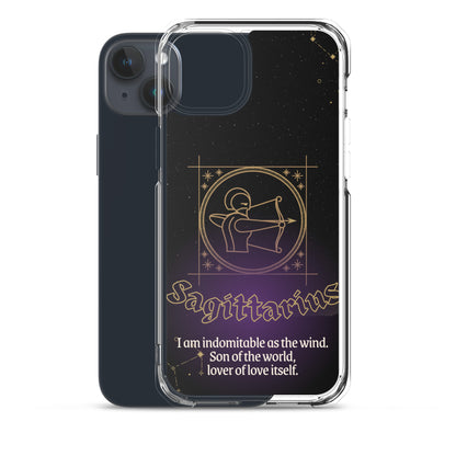 Sagittarius Themed Thermoplastic Polyurethane (TPU) and Polycarbonate (PC) phone case