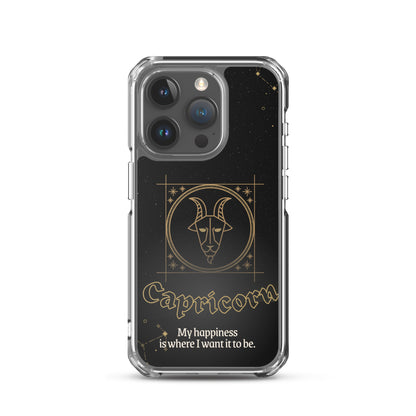 Capricorn Themed Thermoplastic Polyurethane (TPU) and Polycarbonate (PC) phone case