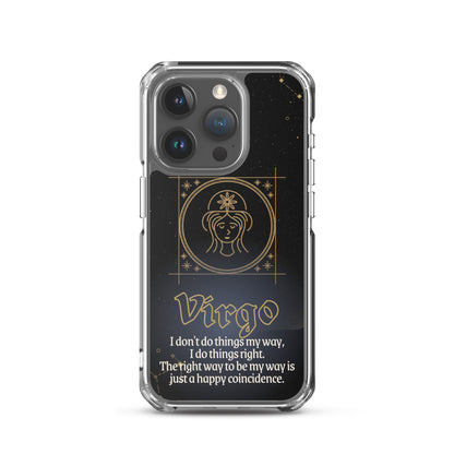 Virgo Themed Thermoplastic Polyurethane (TPU) and Polycarbonate (PC) phone case