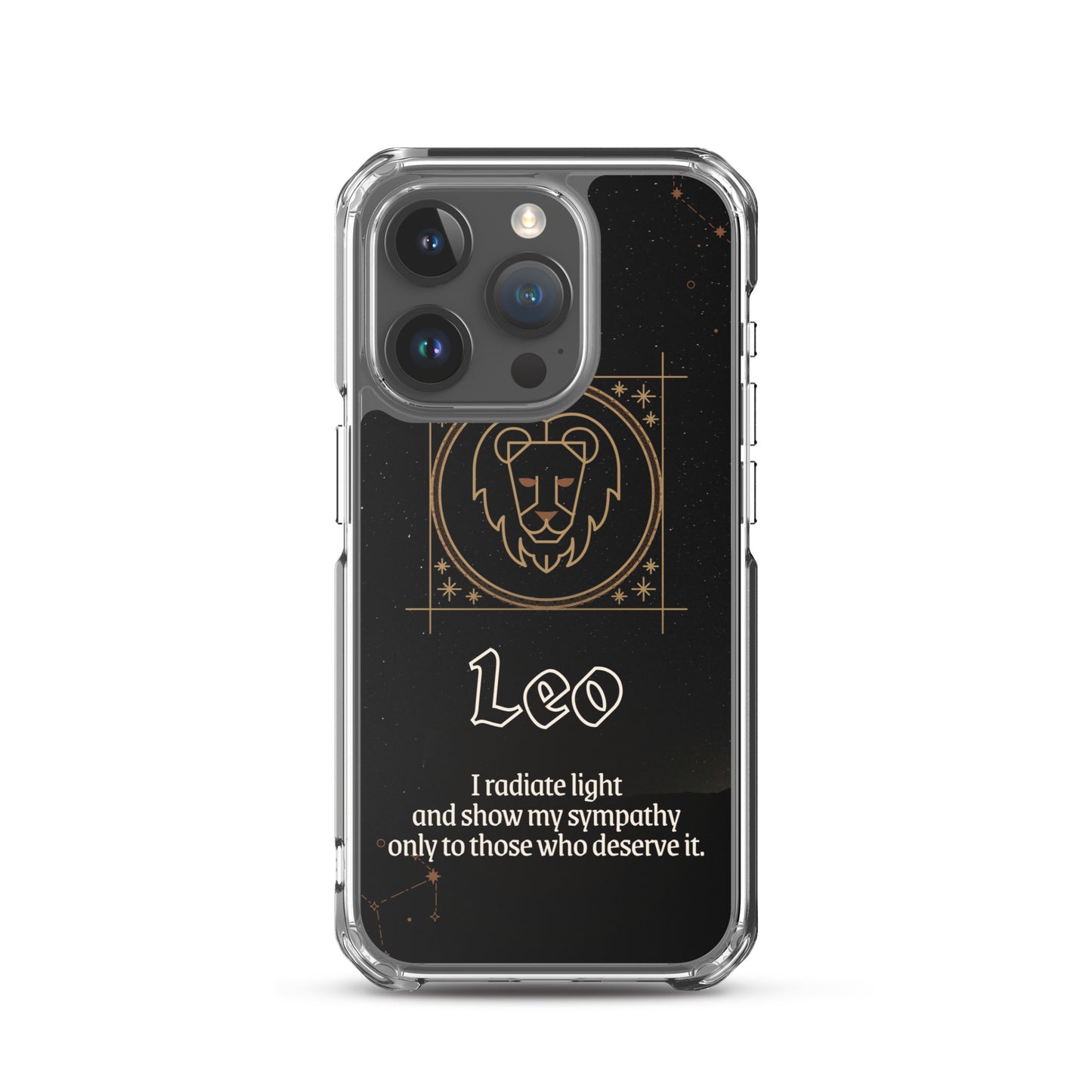 Leo Themed Thermoplastic Polyurethane (TPU) and Polycarbonate (PC) phone case