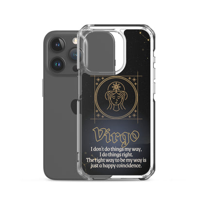 Virgo Themed Thermoplastic Polyurethane (TPU) and Polycarbonate (PC) phone case