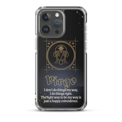 Virgo Themed Thermoplastic Polyurethane (TPU) and Polycarbonate (PC) phone case