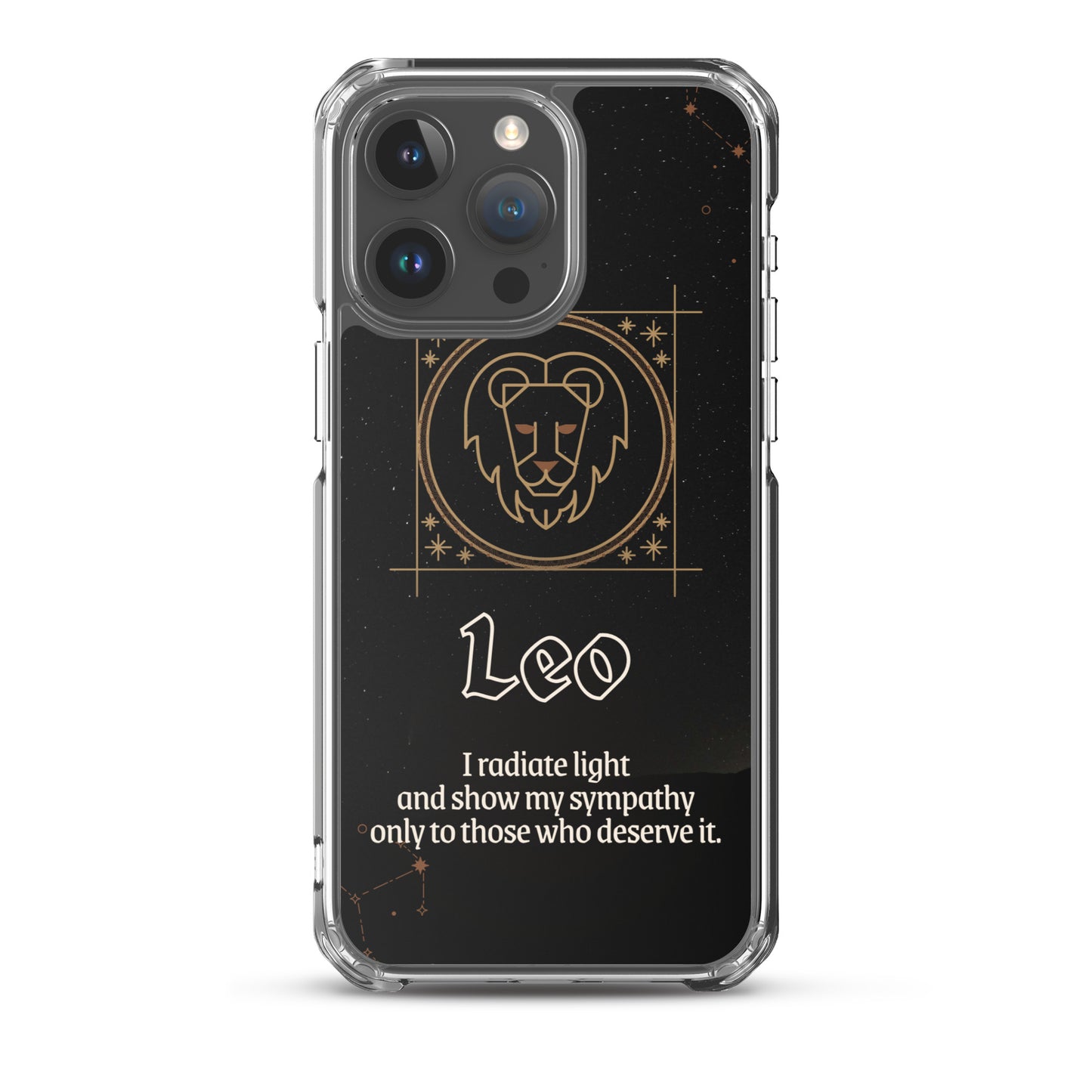 Leo Themed Thermoplastic Polyurethane (TPU) and Polycarbonate (PC) phone case