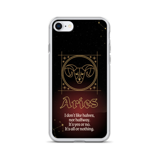 Aries Themed Thermoplastic Polyurethane (TPU) and Polycarbonate (PC) phone case