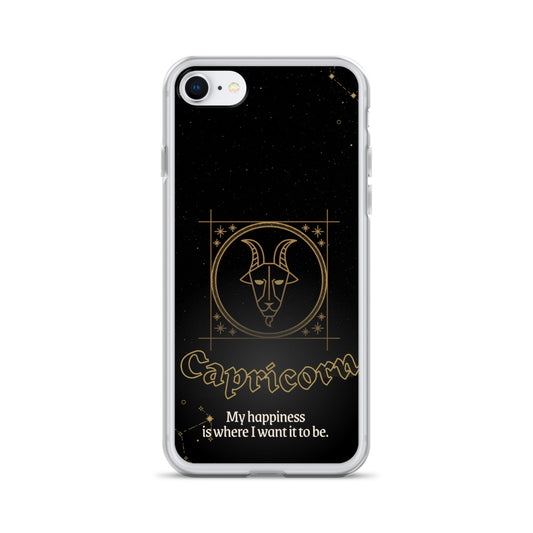 Capricorn Themed Thermoplastic Polyurethane (TPU) and Polycarbonate (PC) phone case