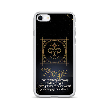 Virgo Themed Thermoplastic Polyurethane (TPU) and Polycarbonate (PC) phone case