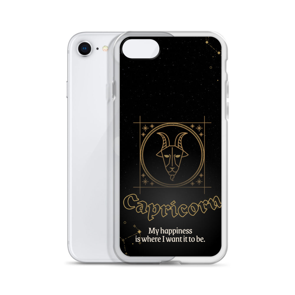 Capricorn Themed Thermoplastic Polyurethane (TPU) and Polycarbonate (PC) phone case