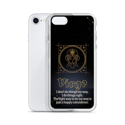 Virgo Themed Thermoplastic Polyurethane (TPU) and Polycarbonate (PC) phone case