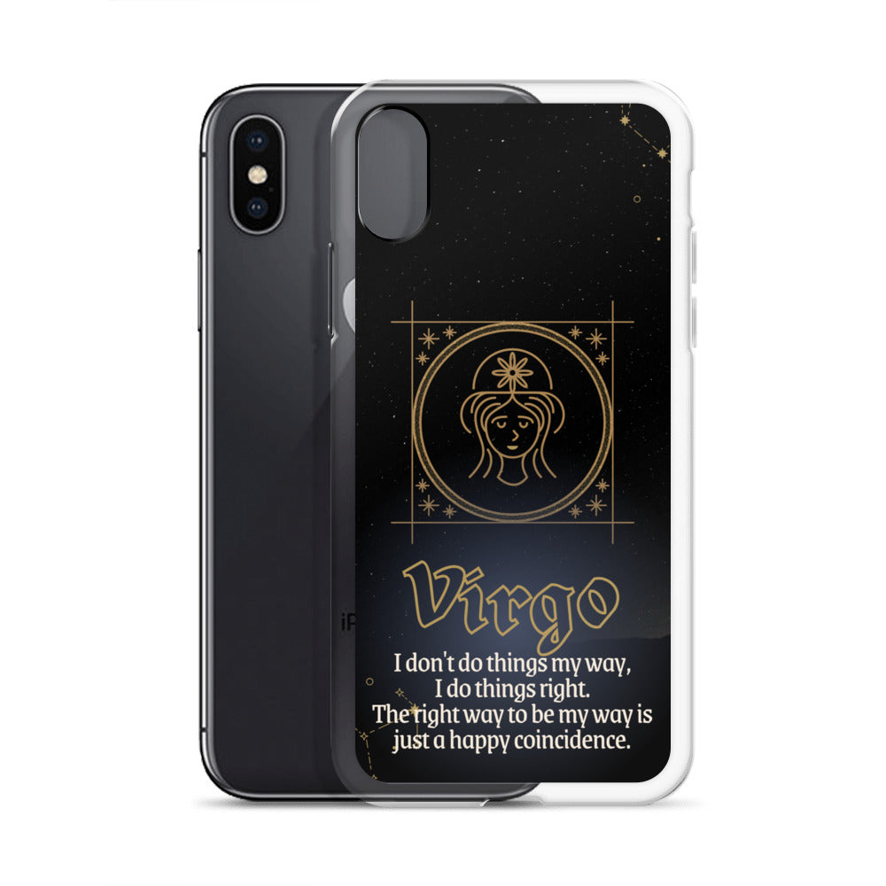 Virgo Themed Thermoplastic Polyurethane (TPU) and Polycarbonate (PC) phone case