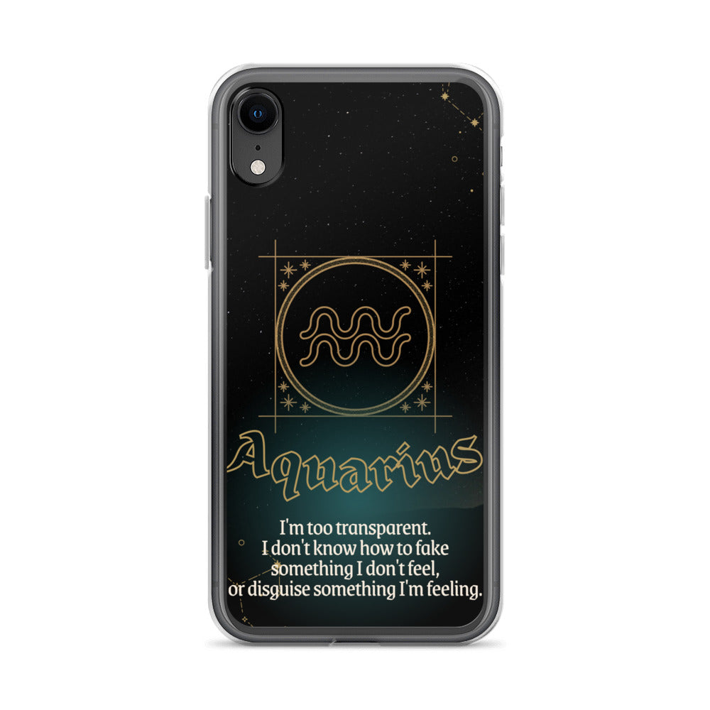 Aquarius Themed Thermoplastic Polyurethane (TPU) and Polycarbonate (PC) phone case