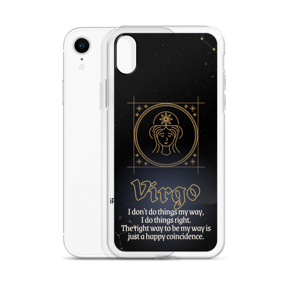 Virgo Themed Thermoplastic Polyurethane (TPU) and Polycarbonate (PC) phone case